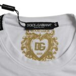 White Cotton Roundneck Short Sleeve T-shirt Dolce & Gabbana