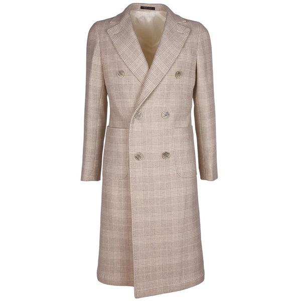 Beige Wool Vergine Jacket Made in Italy