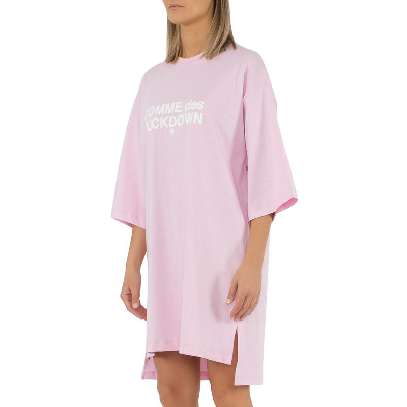 Pink Cotton Dress Comme Des Fuckdown