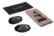 Chic Pink Leather Power Bank Dolce & Gabbana