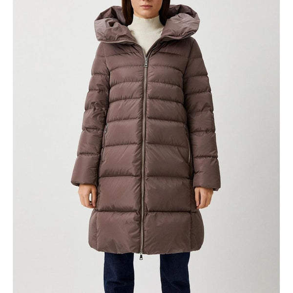 Brown Polyamide Jackets & Coat Add