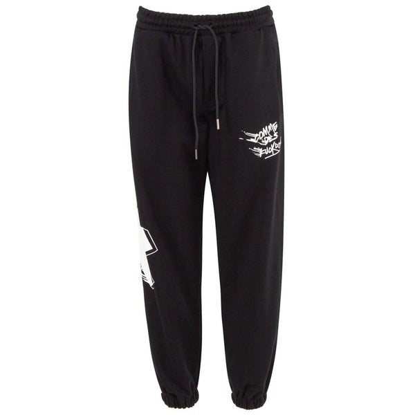 Black Cotton Men Sweatpant Comme Des Fuckdown