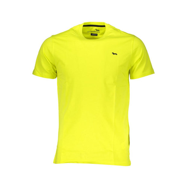 Yellow Cotton T-Shirt Harmont & Blaine