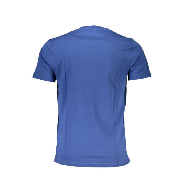 Blue Cotton T-Shirt Harmont & Blaine