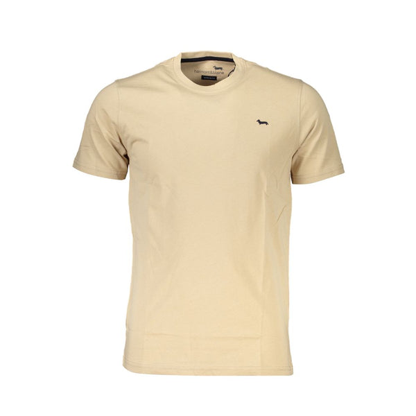 Beige Cotton T-Shirt Harmont & Blaine