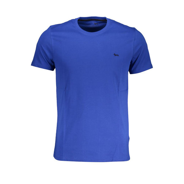 Blue Cotton T-Shirt Harmont & Blaine