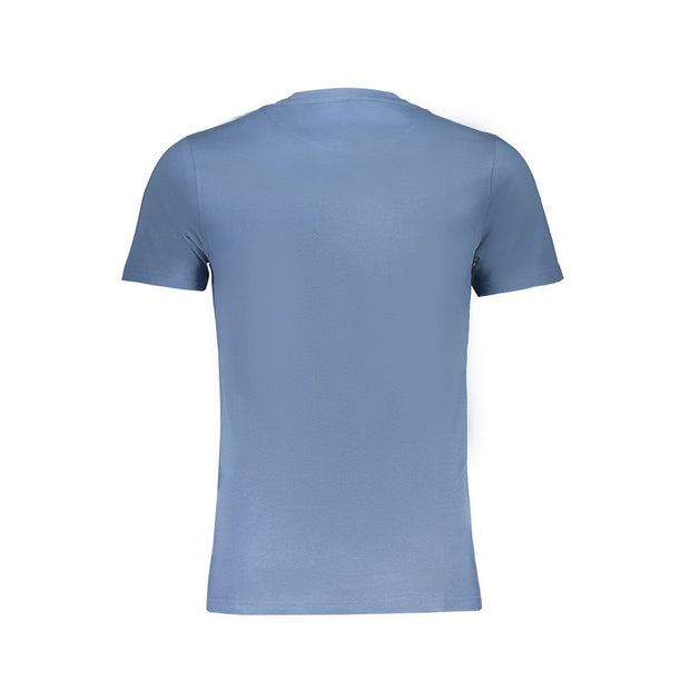 Blue Cotton T-Shirt Harmont & Blaine