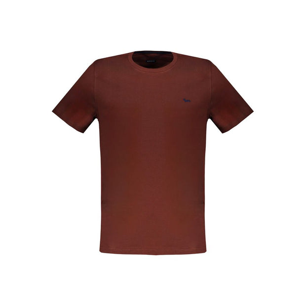 Brown Cotton T-Shirt Harmont & Blaine