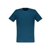 Blue Cotton T-Shirt Harmont & Blaine