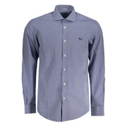 Blue Cotton Shirt Harmont & Blaine