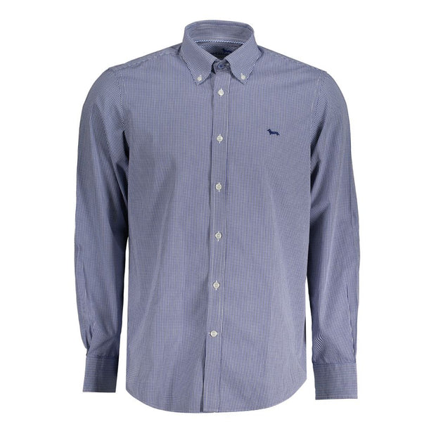 Blue Cotton Shirt Harmont & Blaine