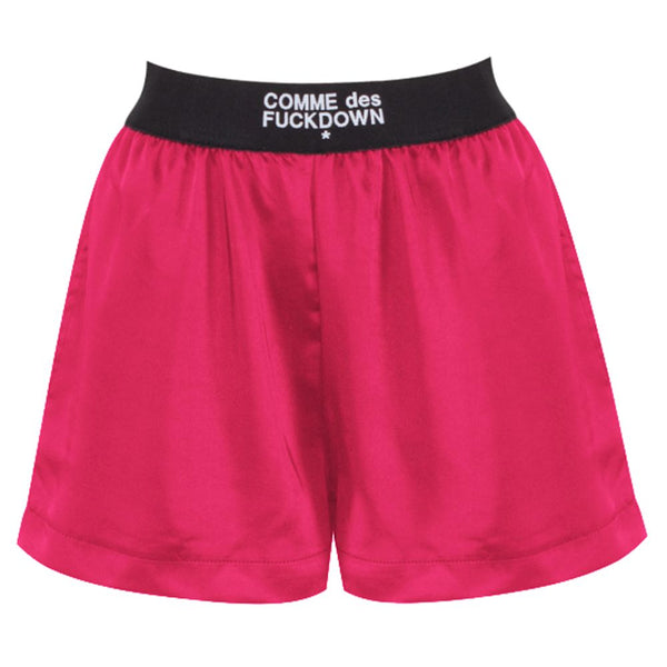 Fuchsia Polyester Short Comme Des Fuckdown