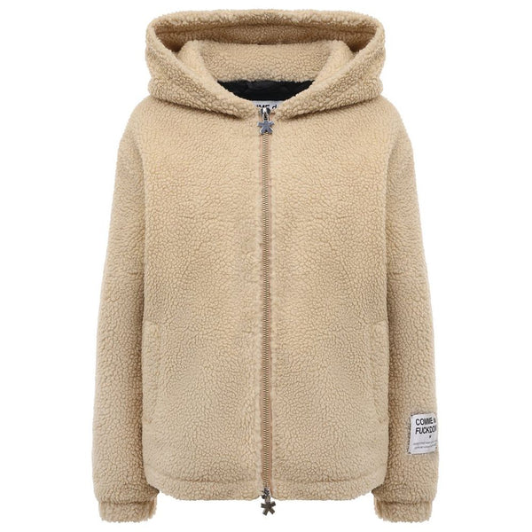 Beige Polyester Jackets & Coat Comme Des Fuckdown