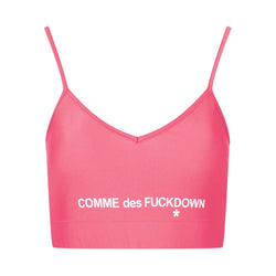 Pink Polyester Tops & T-Shirt Comme Des Fuckdown