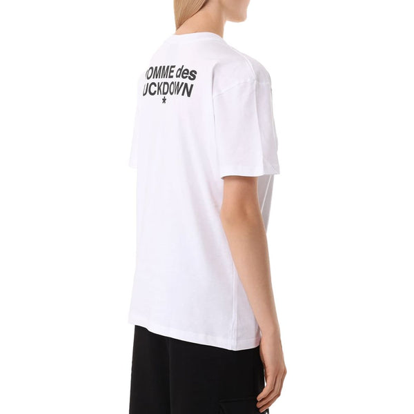 White Cotton Tops & T-Shirt Comme Des Fuckdown