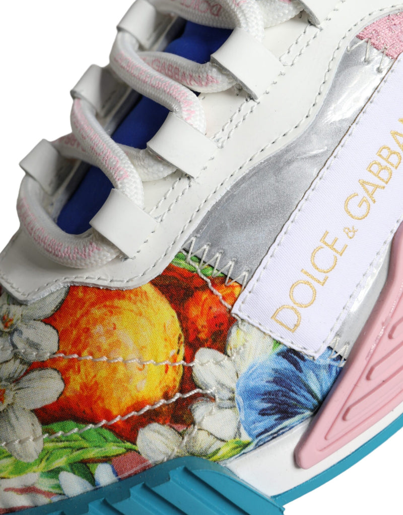 Multicolor Patchwork NS1 Low Top Sneaker Shoes Dolce & Gabbana