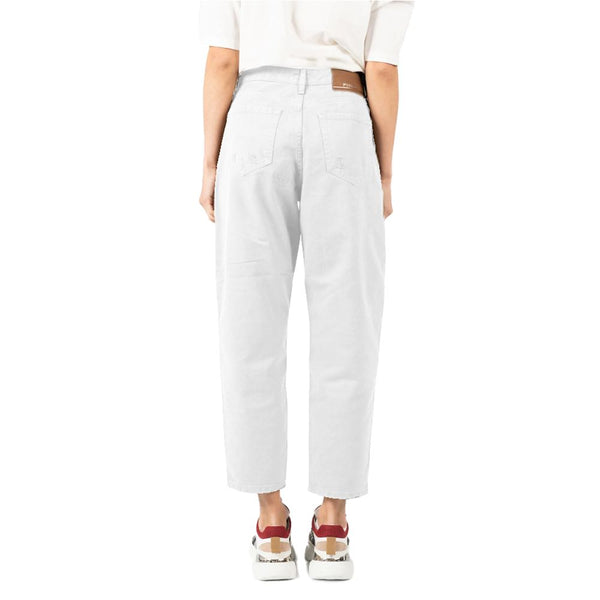 White Cotton Jeans & Pant PINKO