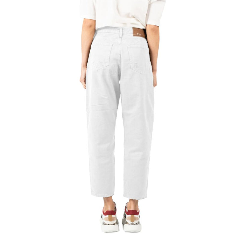 White Cotton Jeans & Pant PINKO