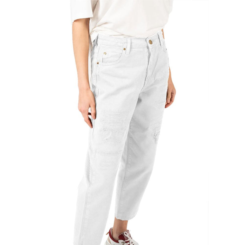 White Cotton Jeans & Pant PINKO