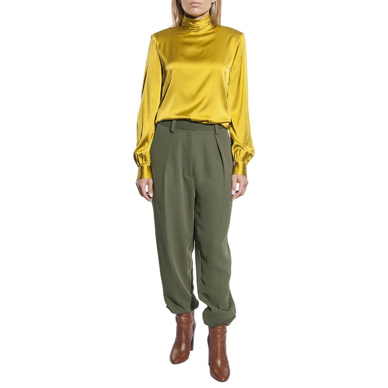 Green Polyester Jeans & Pant PINKO