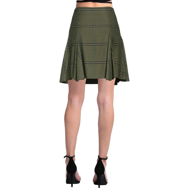 Green Viscose Skirt PINKO