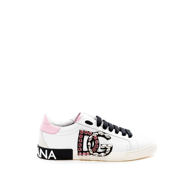 White Leather Sneaker Dolce & Gabbana