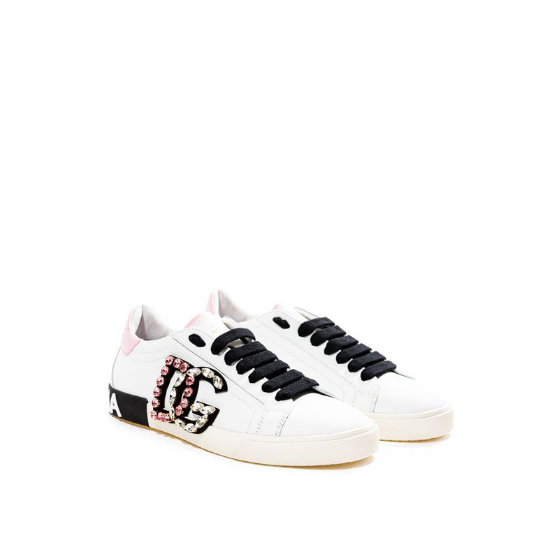 White Leather Sneaker Dolce & Gabbana