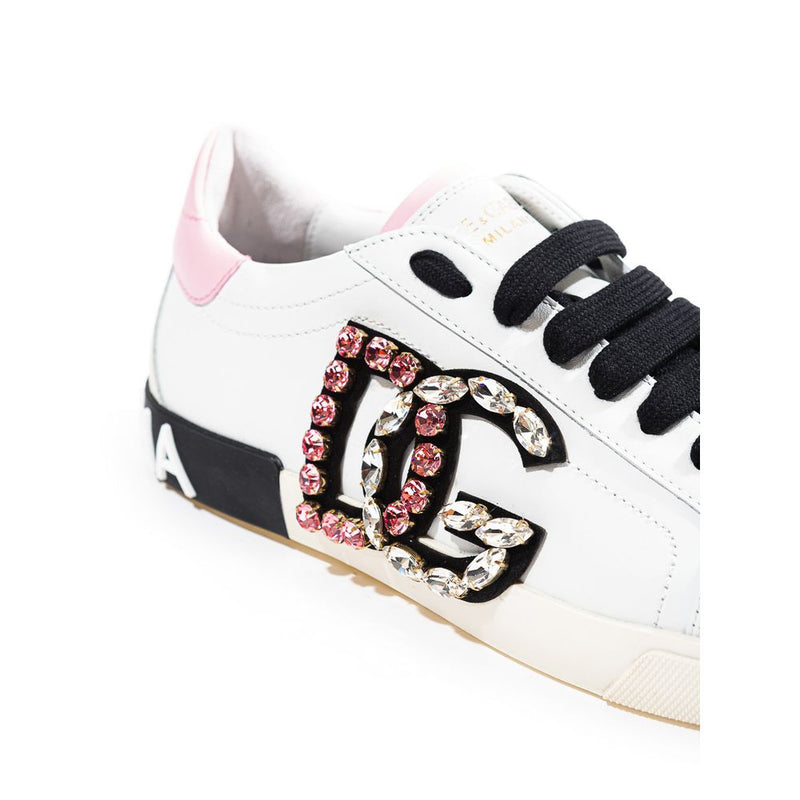 White Leather Sneaker Dolce & Gabbana