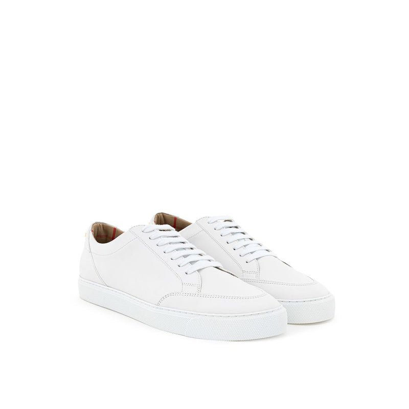 White Leather Sneaker Burberry