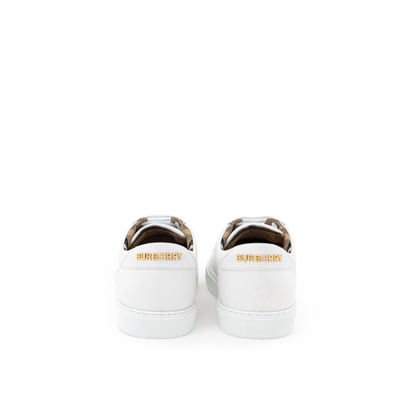 White Leather Sneaker Burberry