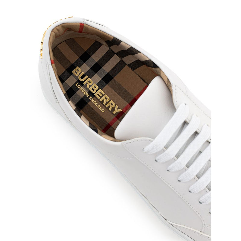 White Leather Sneaker Burberry