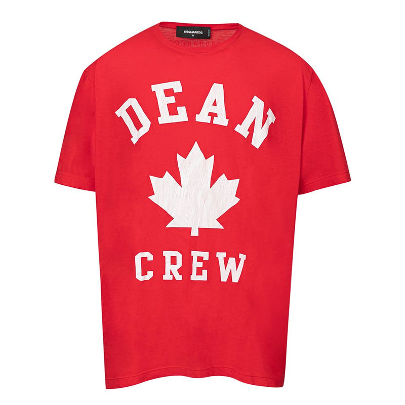 Red Cotton T-Shirt Dsquared²