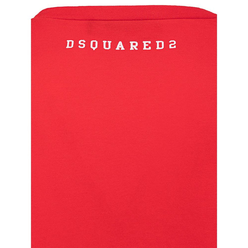 Red Cotton T-Shirt Dsquared²