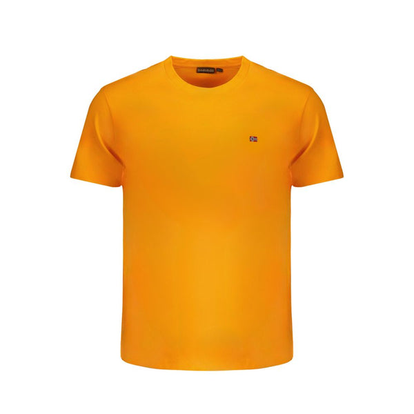 Orange Cotton T-Shirt Napapijri