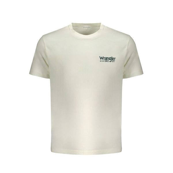 White Cotton T-Shirt Wrangler