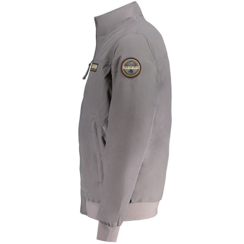 Gray Polyamide Jacket Napapijri