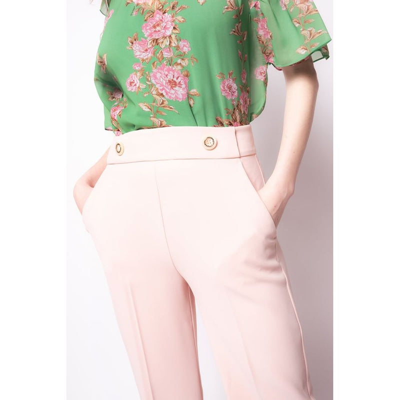 Pink Polyester Jeans & Pant PINKO