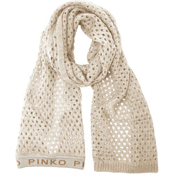 Beige Acrylic Scarf PINKO