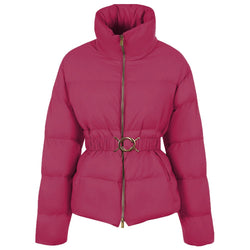 Fuchsia Nylon Jackets & Coat PINKO