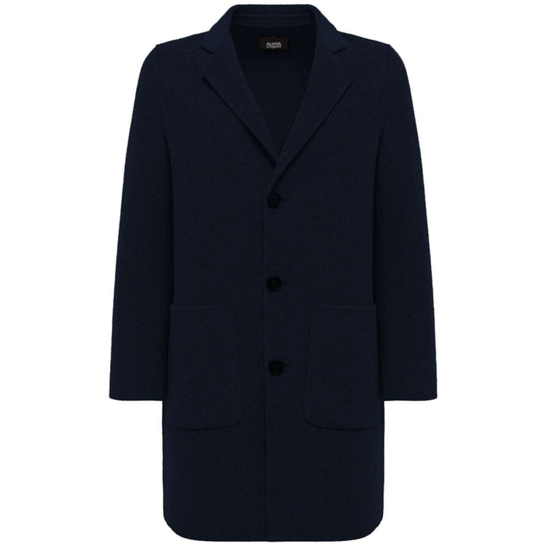 Blue Wool Jacket Alpha Studio