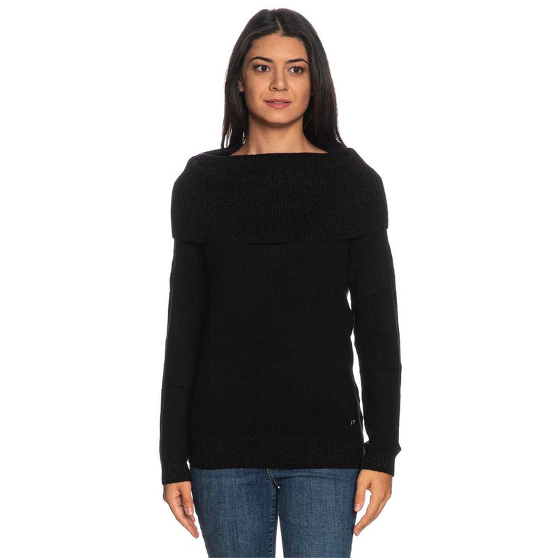 Black Viscose Sweater Yes Zee