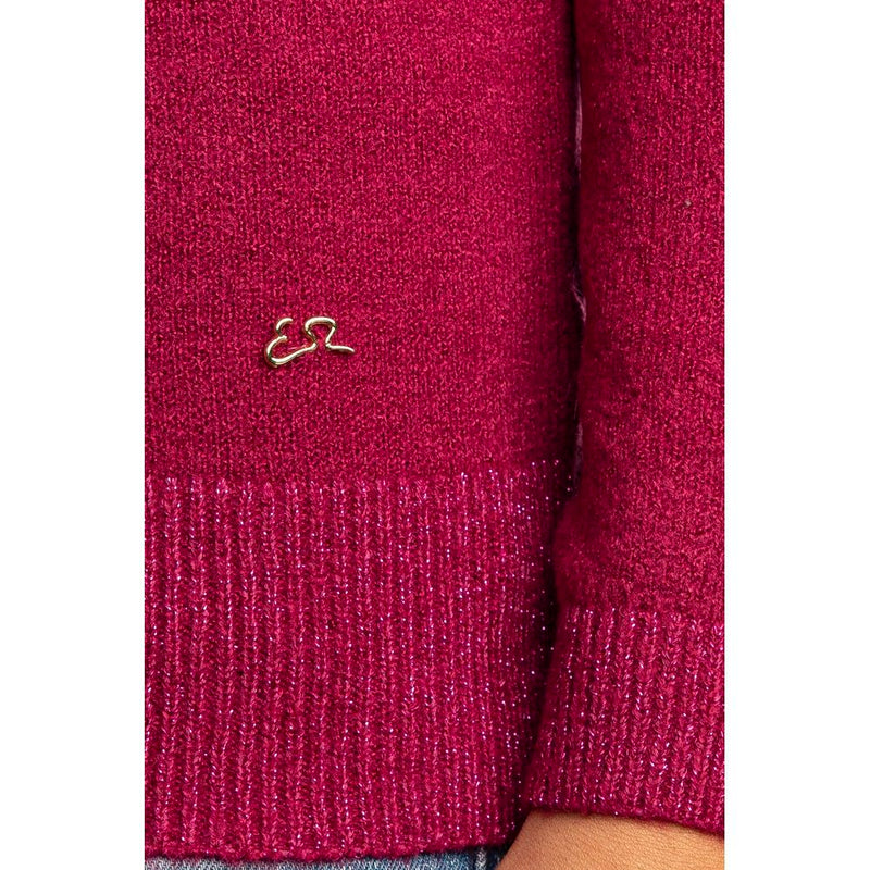 Fuchsia Viscose Sweater Yes Zee