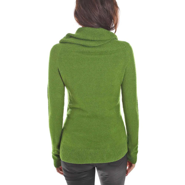 Green Viscose Sweater Yes Zee