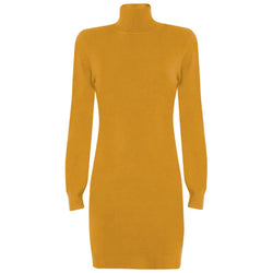 Yellow Viscose Dress Yes Zee