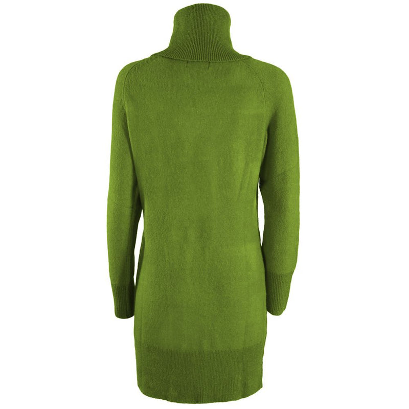 Green Viscose Dress Yes Zee