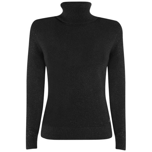 Black Viscose Sweater Yes Zee