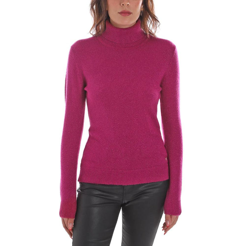 Fuchsia Viscose Sweater Yes Zee