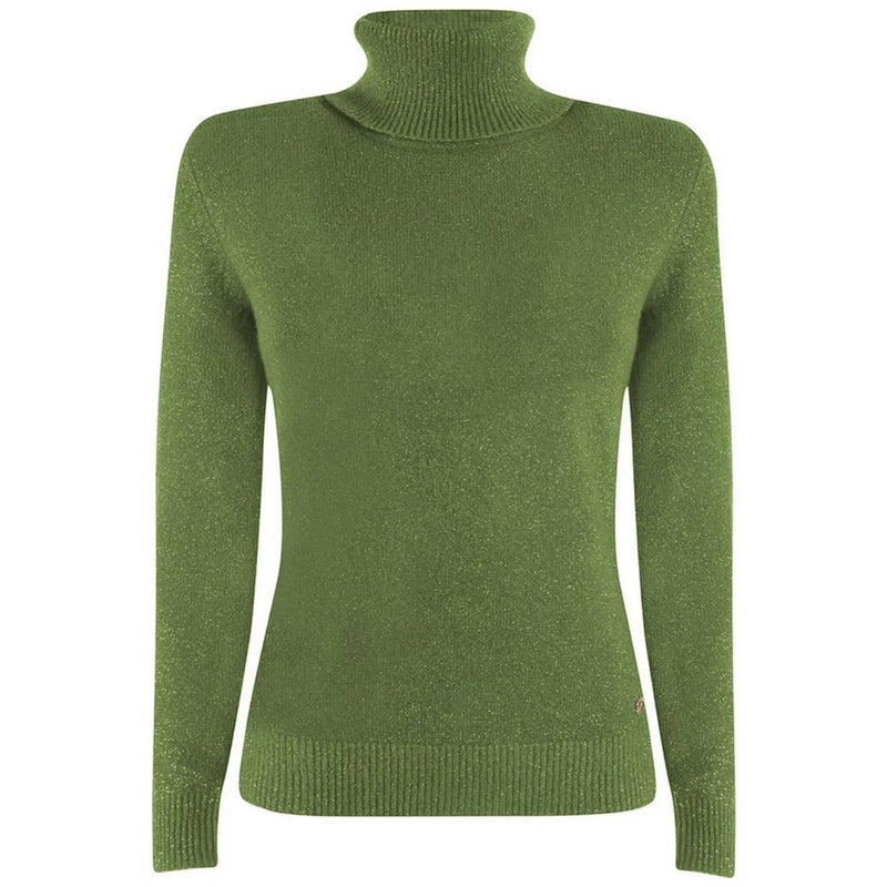 Green Viscose Sweater Yes Zee