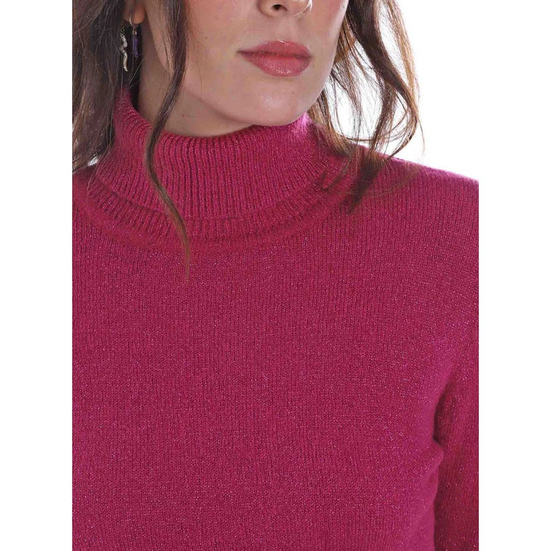 Fuchsia Viscose Sweater Yes Zee