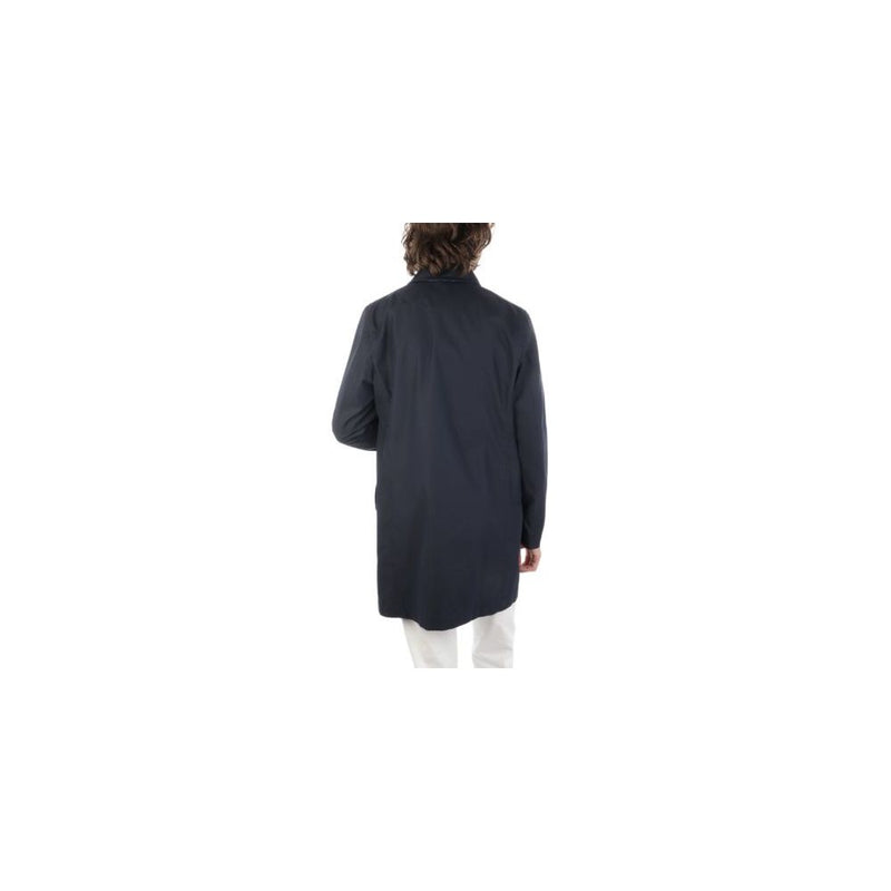 Blue Cotton Jacket Aquascutum